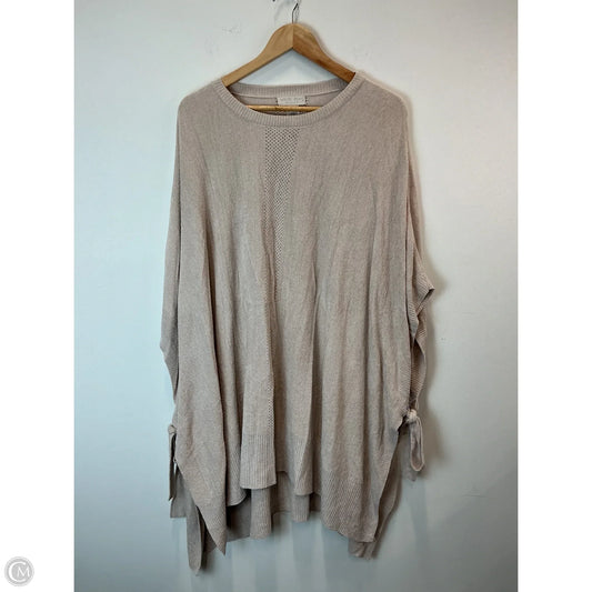 Poncho By Barefoot Dreams In Beige, Size: L