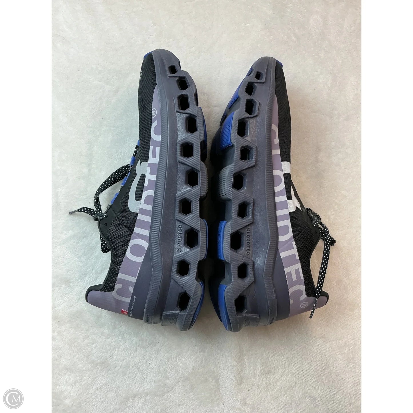 Shoes Athletic By On Cloud In Grey & Purple, Size: 9