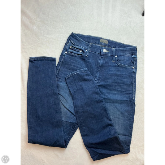 Jeans Skinny By Mother In Blue Denim, Size: 4