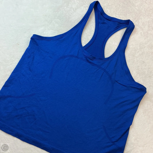 Athletic Tank Top By Lululemon In Blue, Size: 12