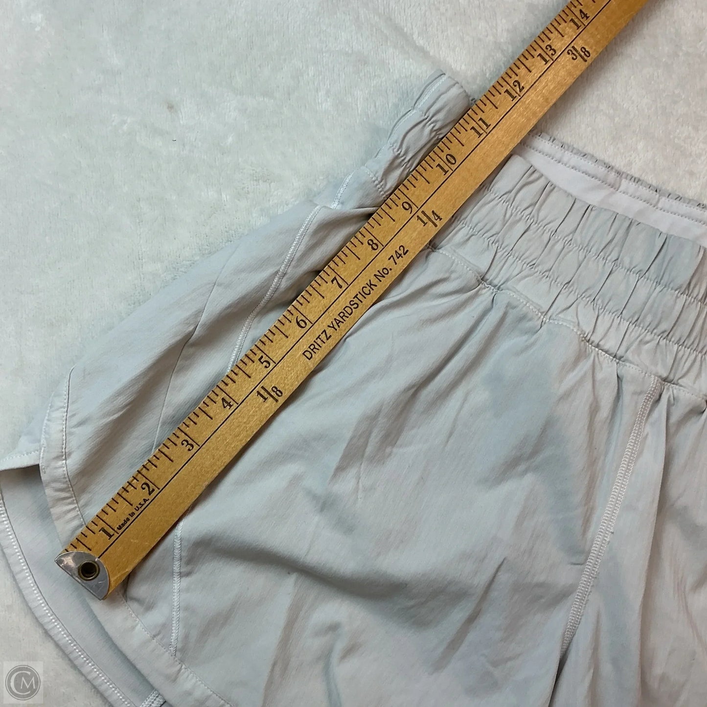 Athletic Shorts By Lululemon In Grey, Size: 8
