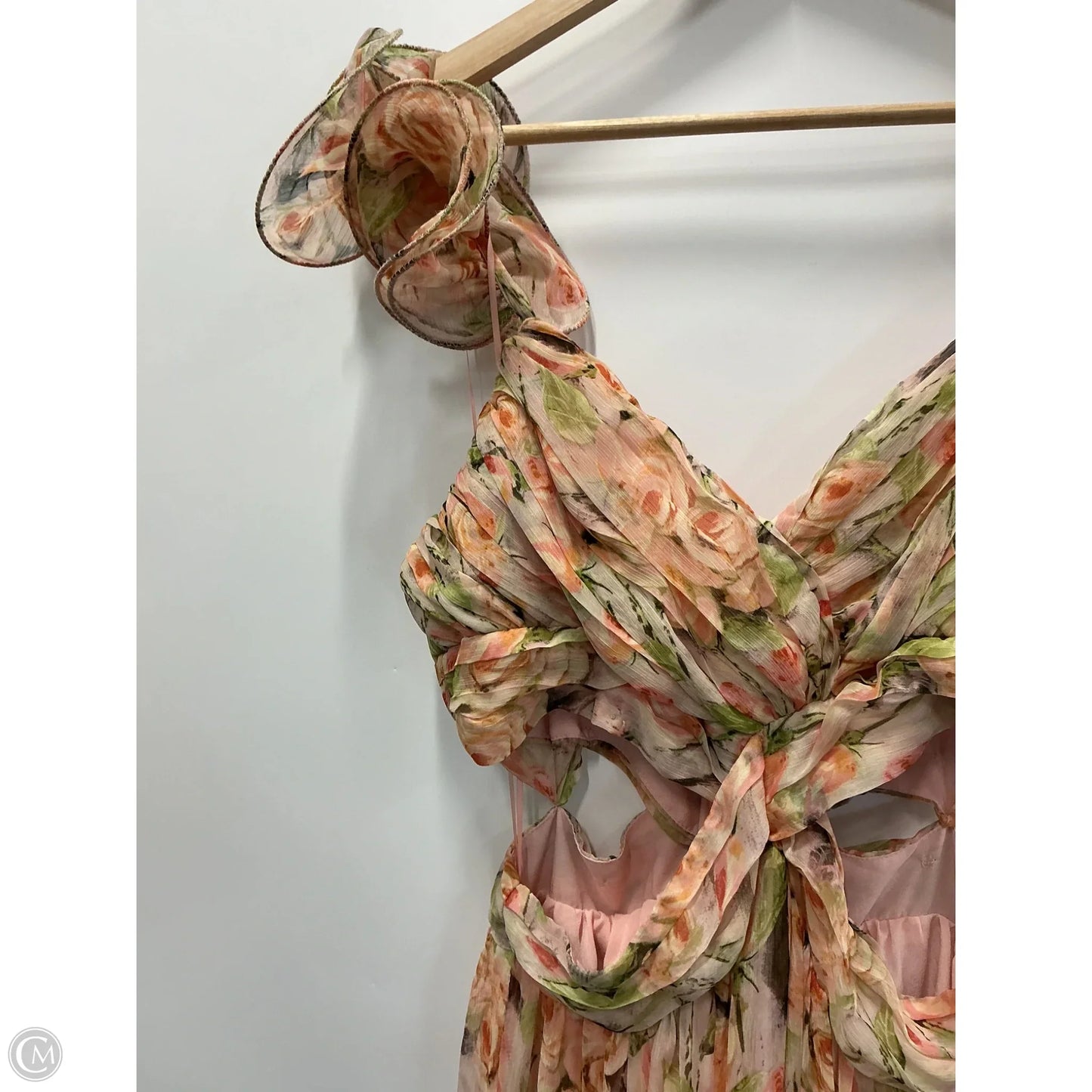 Dress Party Long By Astr In Floral Print, Size: M