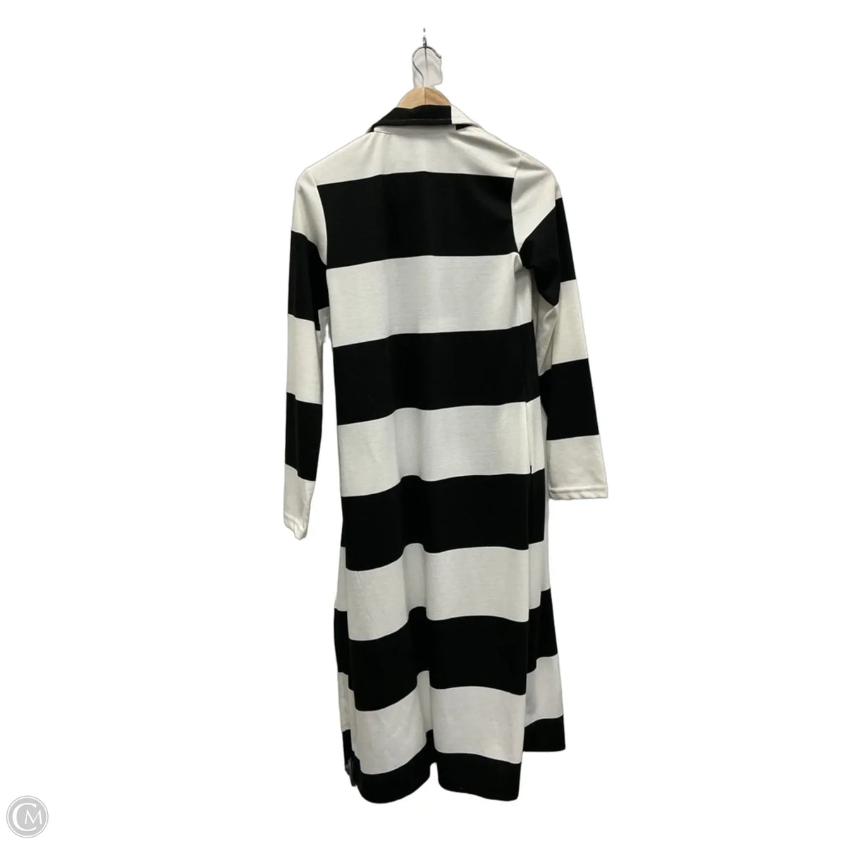 Jacket Other By Double Zero In Black & White, Size: S