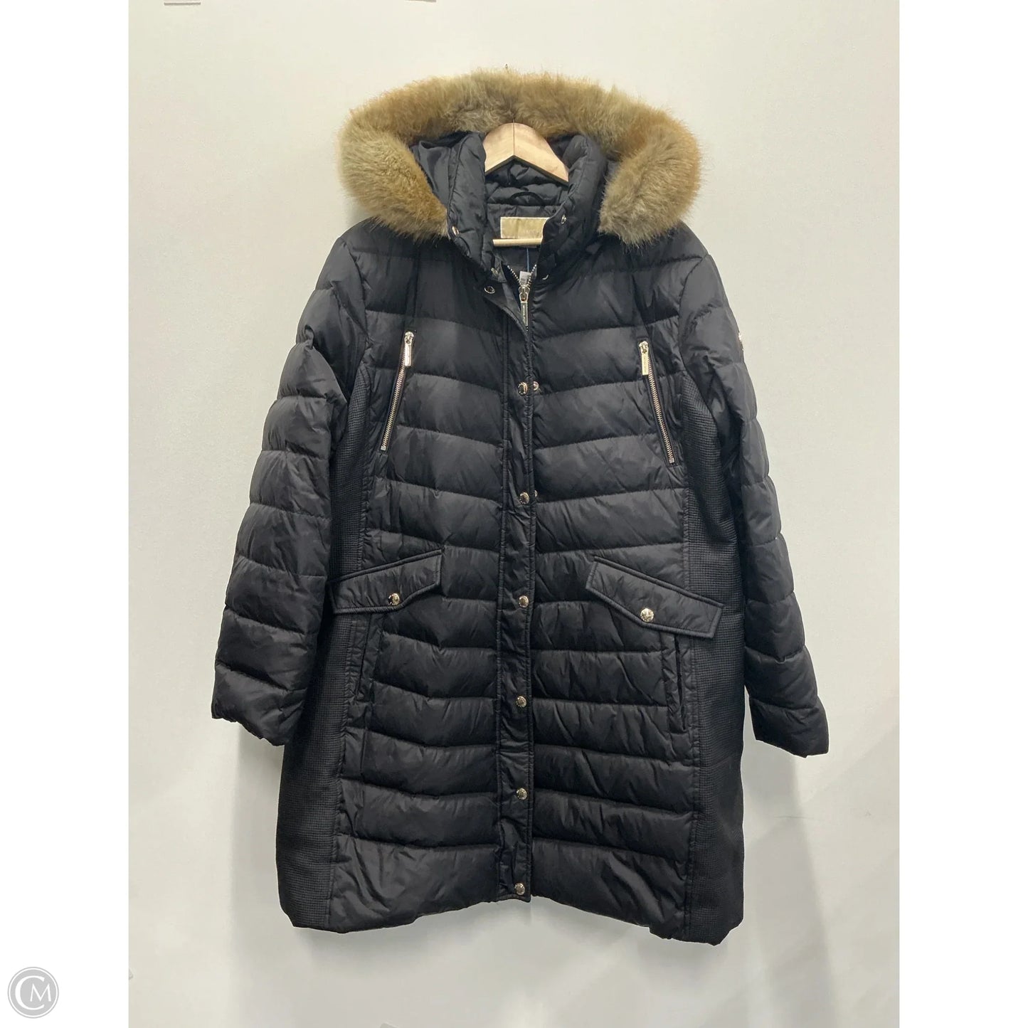 Coat Puffer & Quilted By Michael By Michael Kors In Black, Size: Xxl