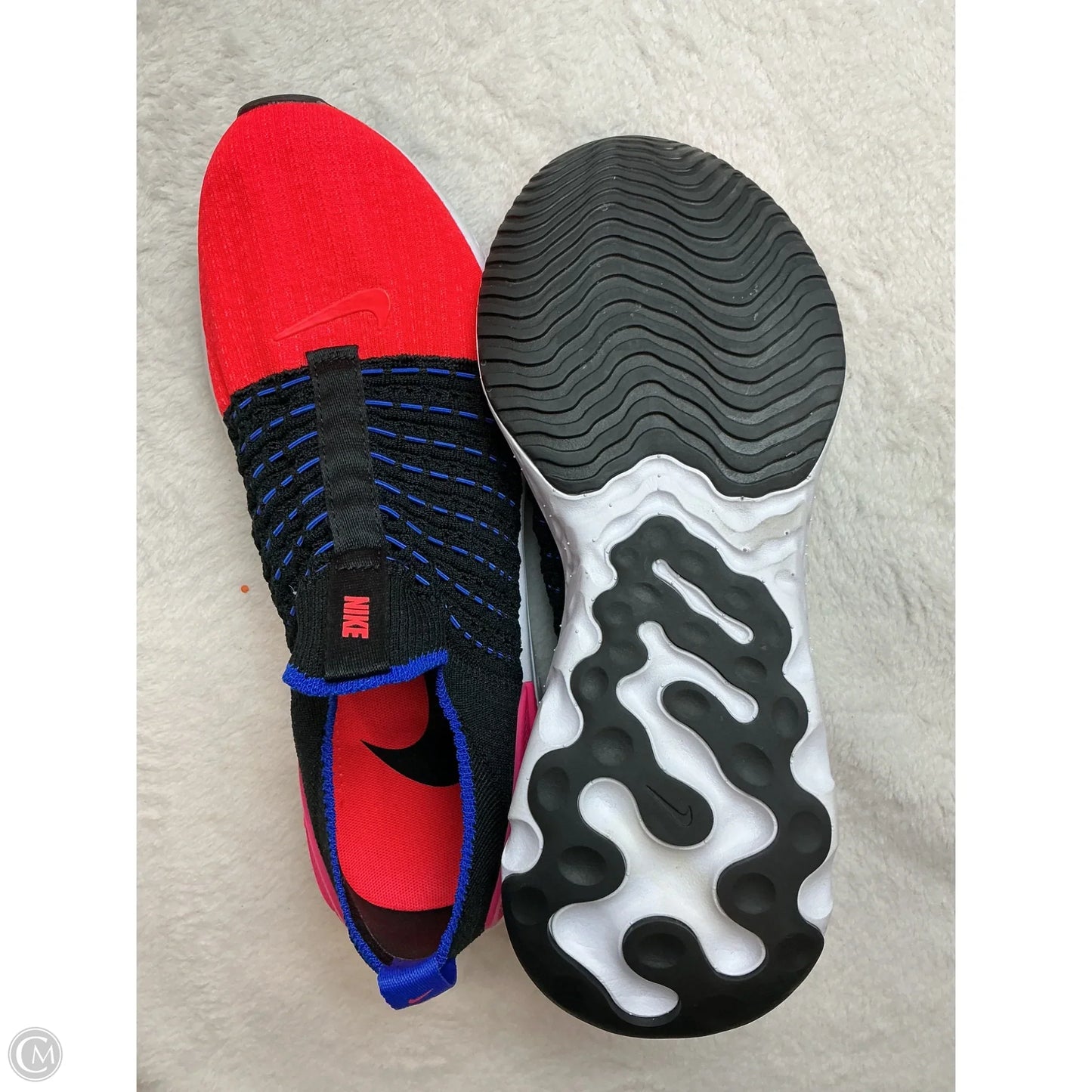 Shoes Athletic By Nike In Blue & Red, Size: 8.5