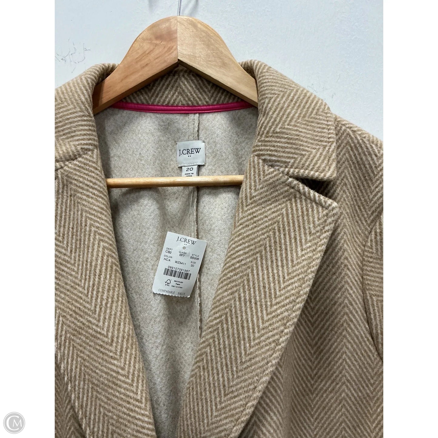 Coat Other By J. Crew In Tan, Size: 1x