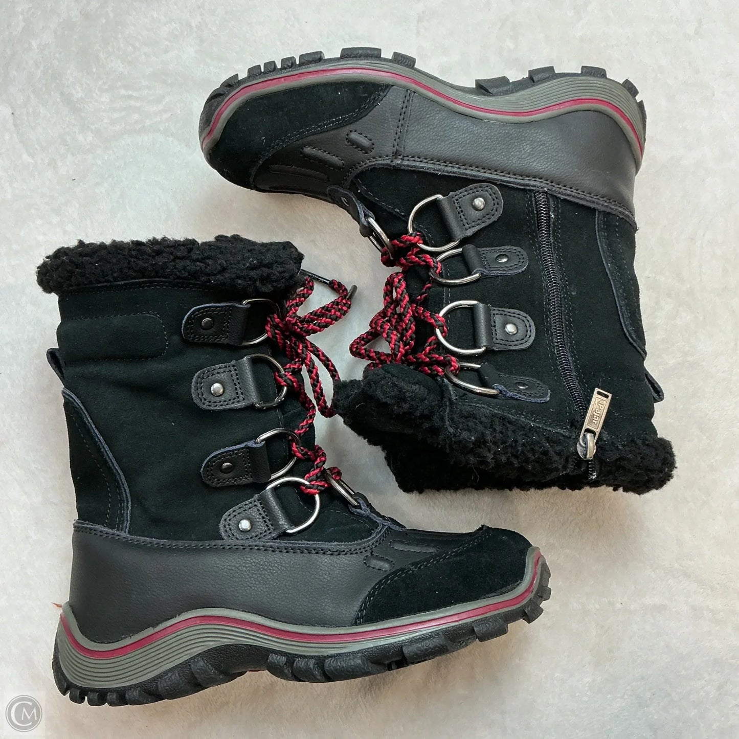 Boots Snow By Clothes Mentor In Black, Size: 6