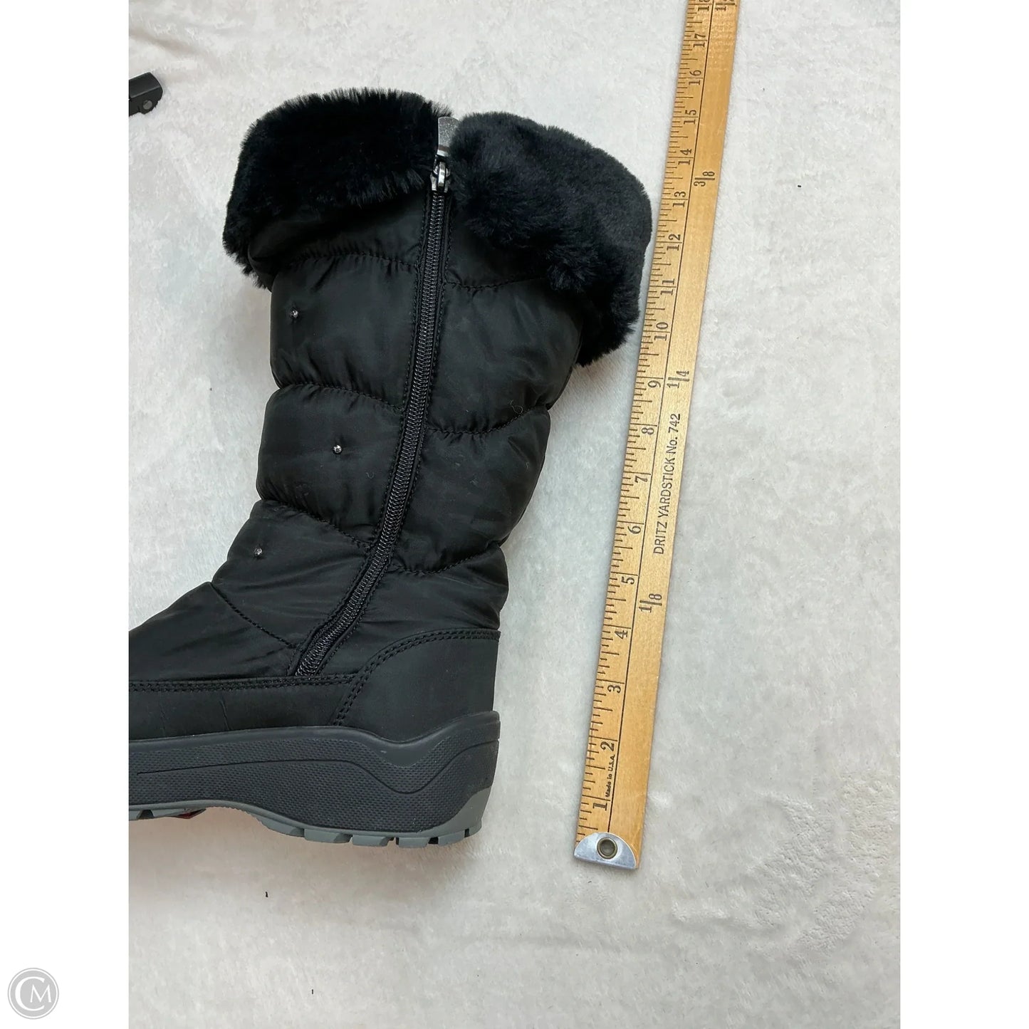 Boots Snow By Clothes Mentor In Black, Size: 6