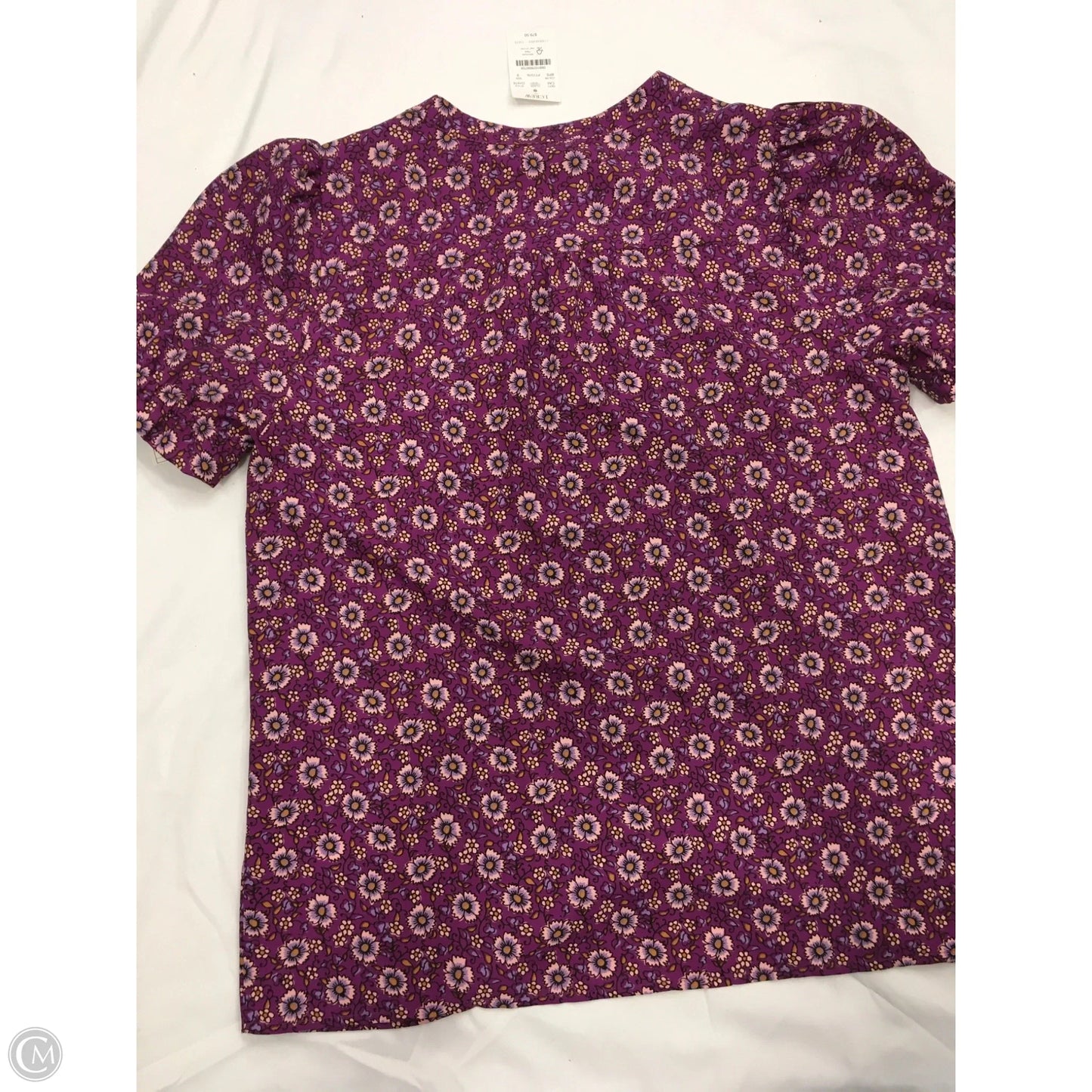 Top Short Sleeve By J. Crew In Purple, Size: S