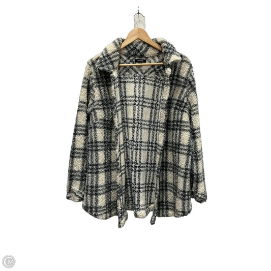 Jacket Faux Fur & Sherpa By Torrid In Plaid Pattern, Size: 2x