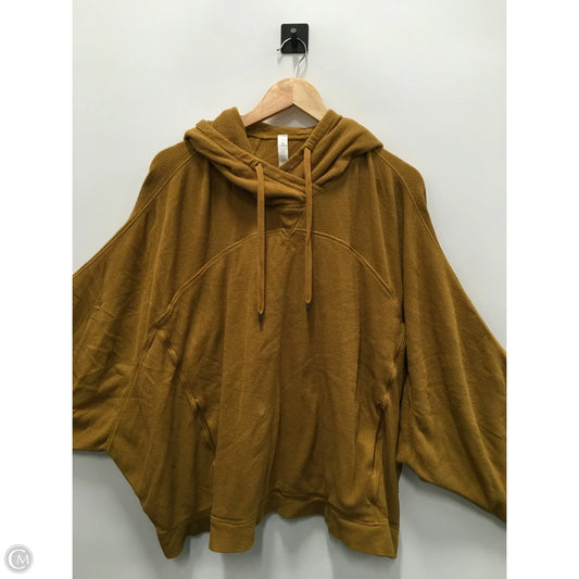 Athletic Sweatshirt Hoodie By Lululemon In Tan, Size: Xl