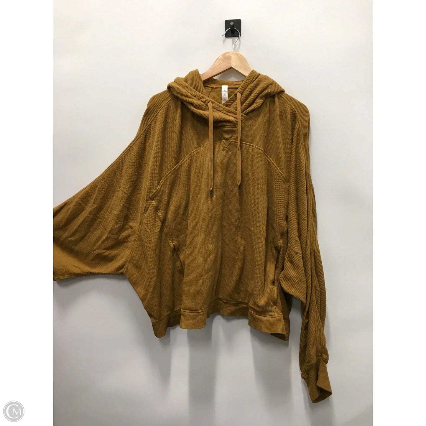 Athletic Sweatshirt Hoodie By Lululemon In Tan, Size: Xl