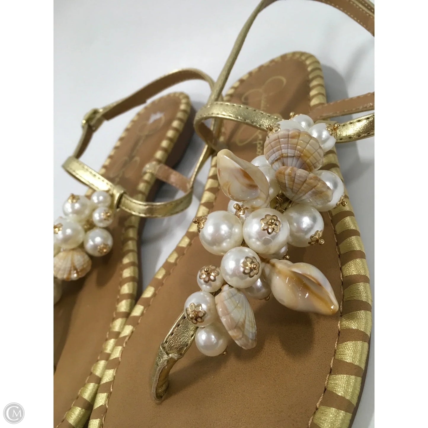 Sandals Flats By Jessica Simpson In Cream, Size: 6.5