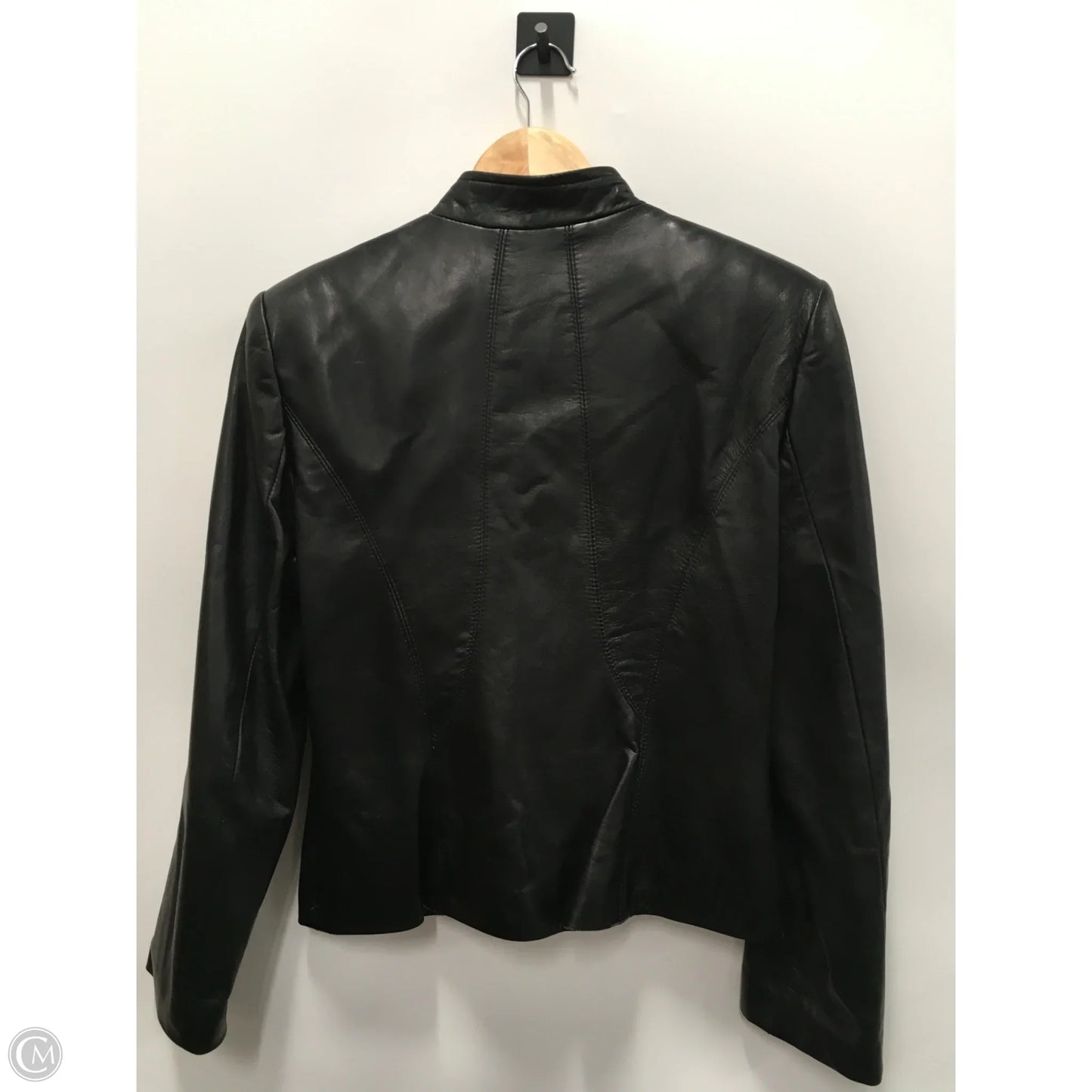 Jacket Leather By Danier In Black, Size: 10