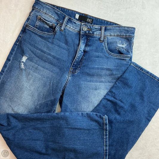 Jeans Straight By Kut In Blue Denim, Size: 10