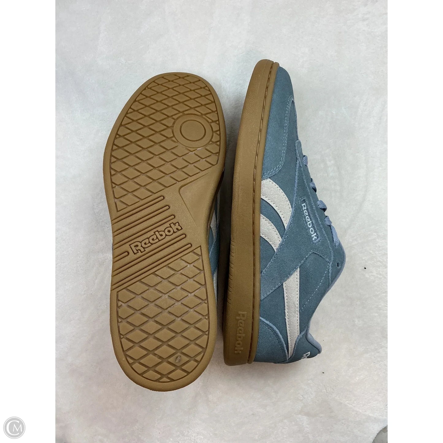 Shoes Flats By Reebok In Blue & White, Size: 9