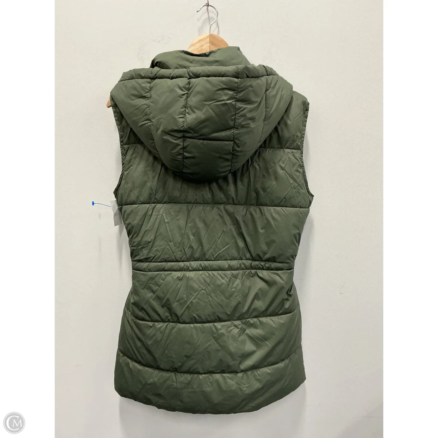 Vest Puffer & Quilted By Clothes Mentor In Green, Size: S