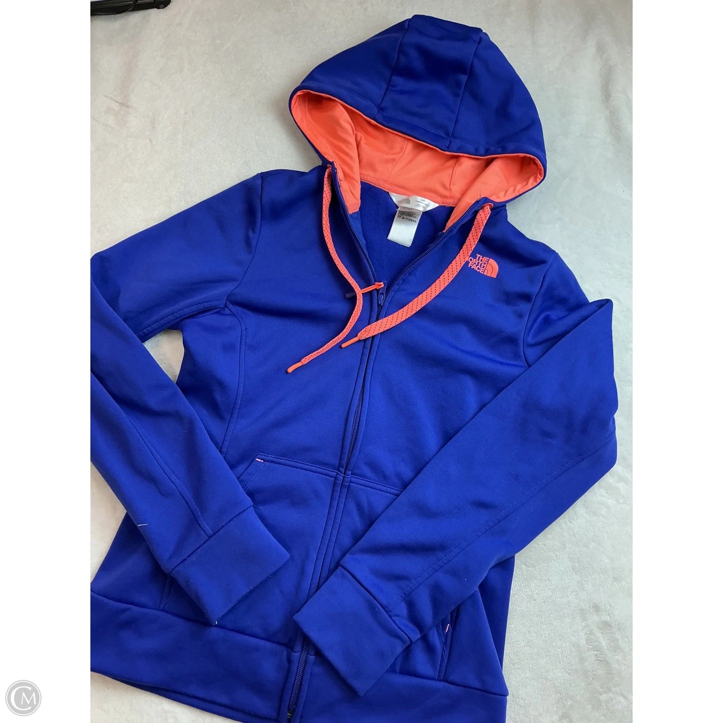 Athletic Jacket By The North Face In Blue, Size: M