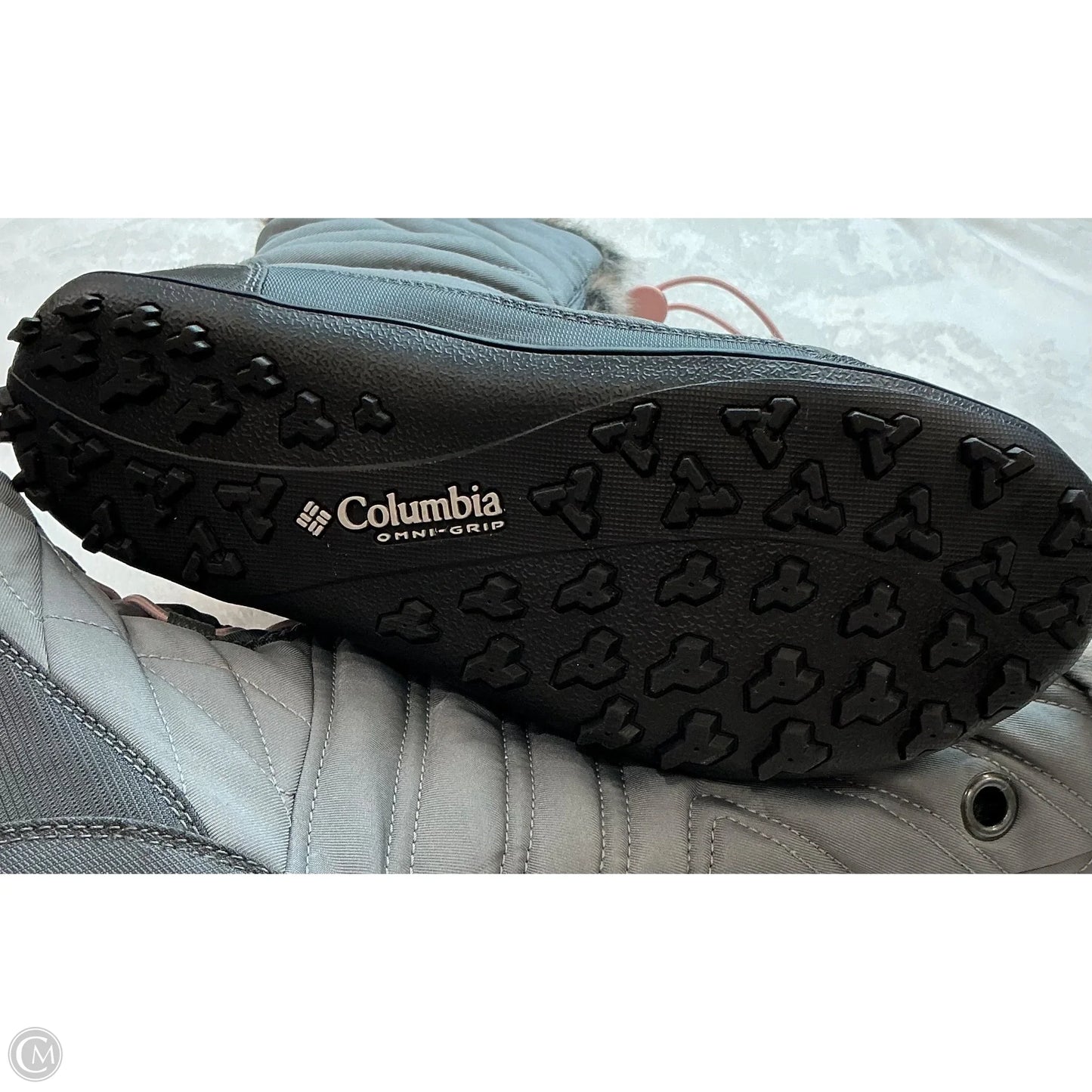 Boots Snow By Columbia In Grey & Pink, Size: 9