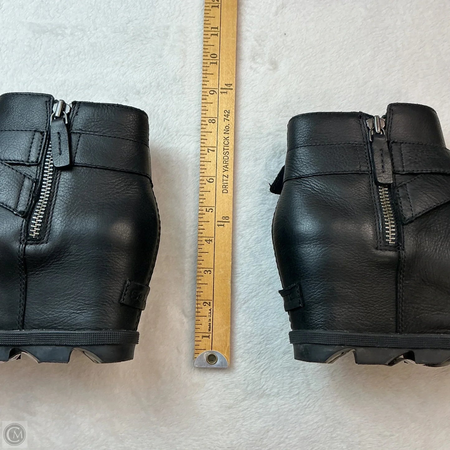 Boots Ankle Heels By Sorel In Black, Size: 9