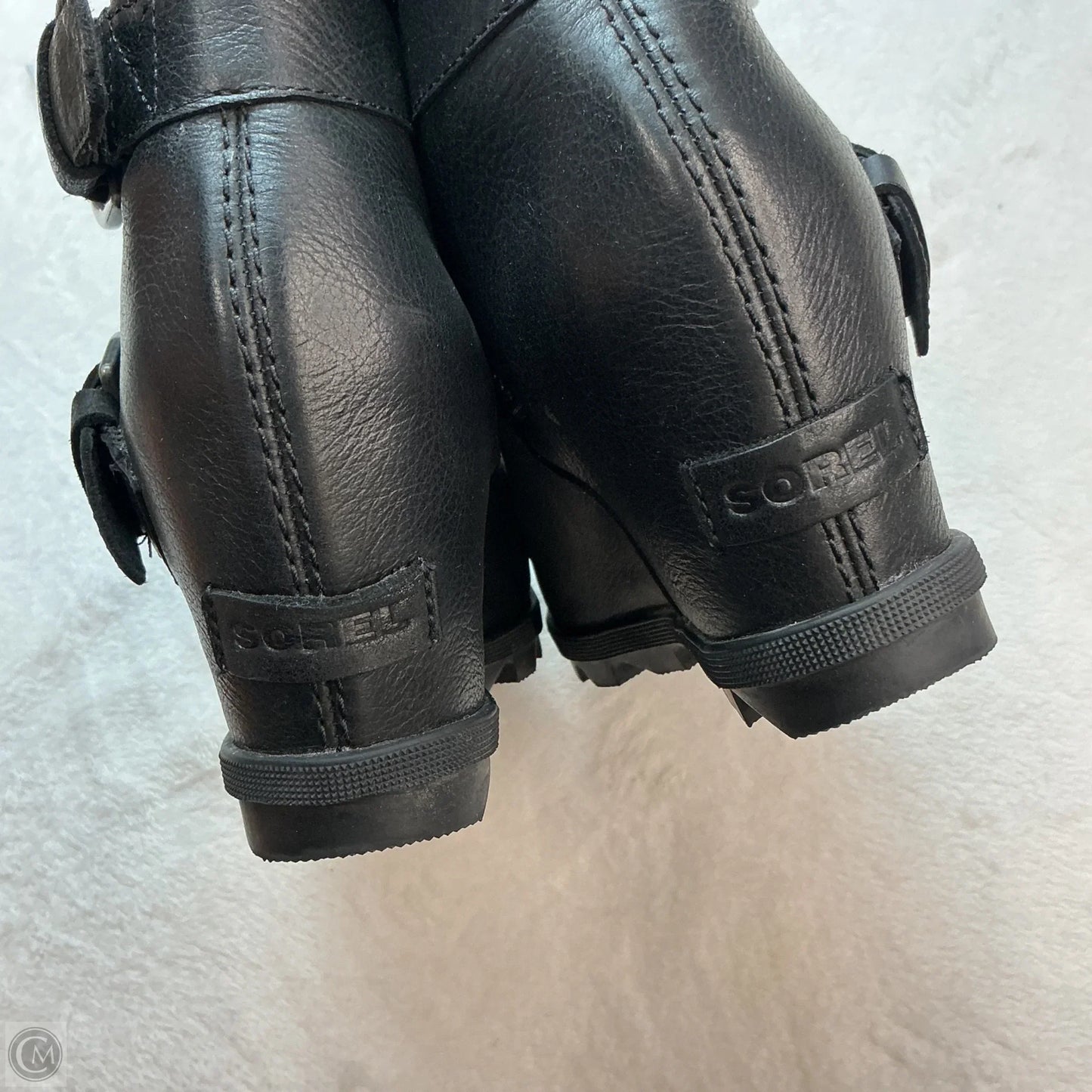 Boots Ankle Heels By Sorel In Black, Size: 9