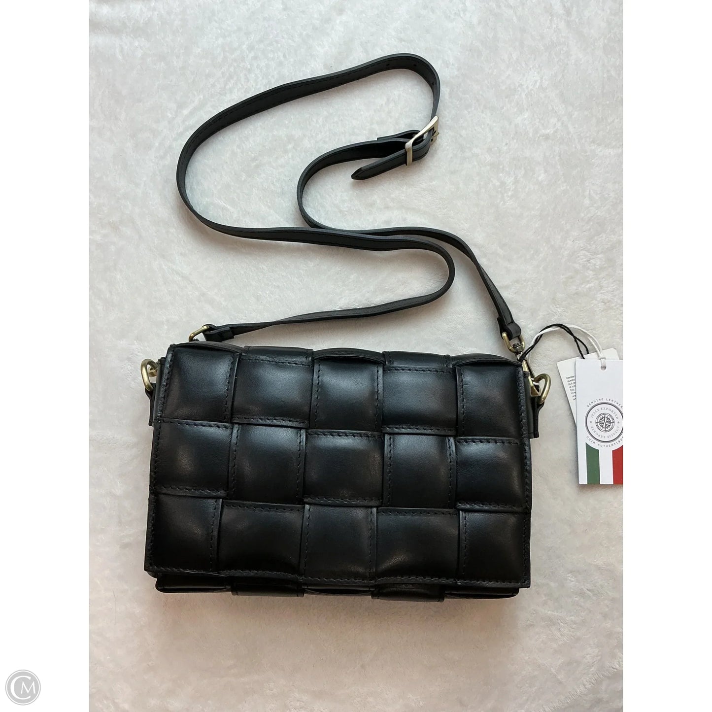 Crossbody Leather By Clothes Mentor, Size: Medium