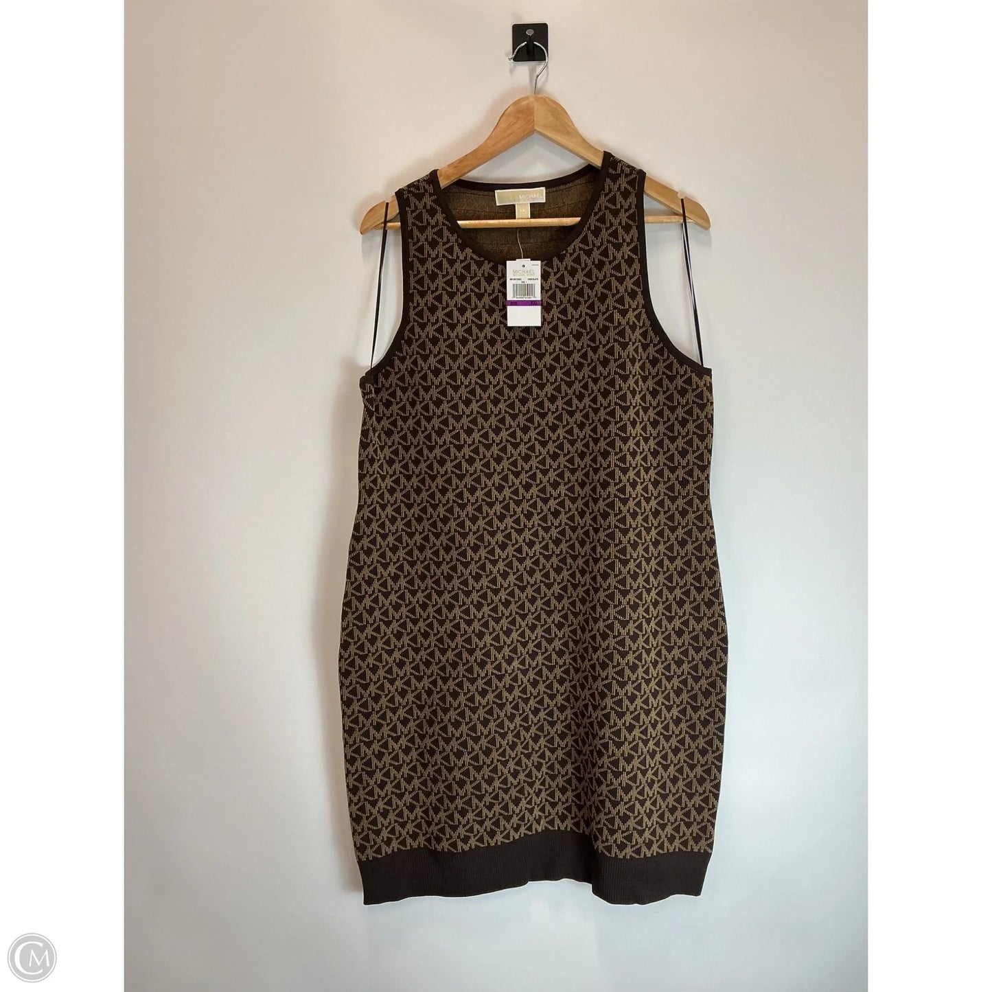 Dress Casual Short By Michael By Michael Kors In Brown, Size: Xxl