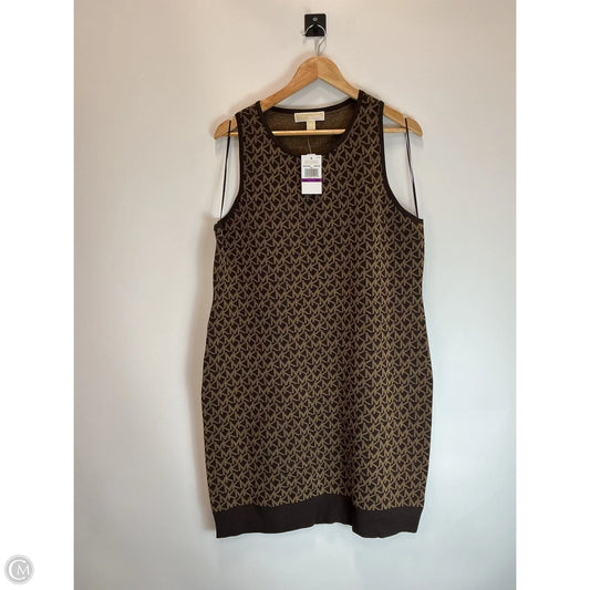 Dress Casual Short By Michael By Michael Kors In Brown, Size: Xxl