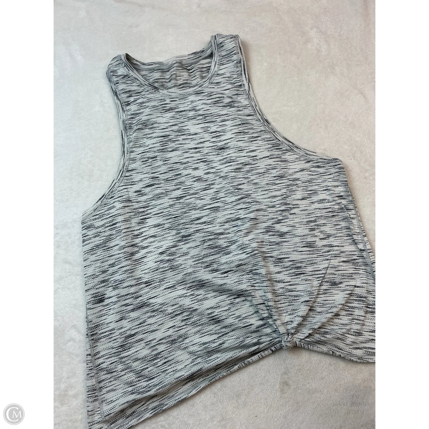 Athletic Tank Top By Lululemon In Grey, Size: L