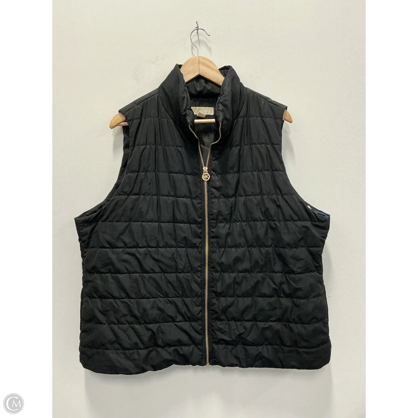 Vest Puffer & Quilted By Michael By Michael Kors In Black, Size: 2x