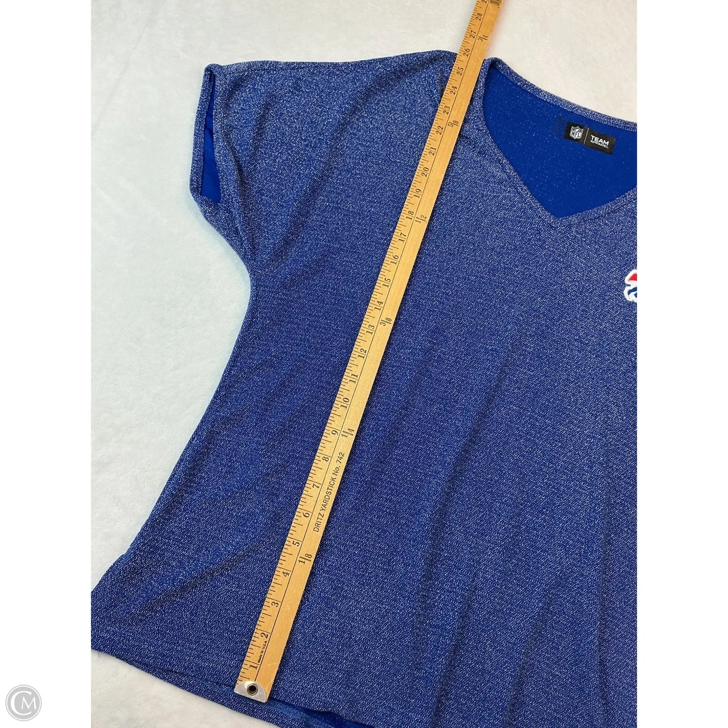 Top Short Sleeve By Nfl In Blue, Size: 2x