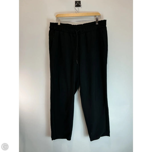 Athletic Pants By Athleta In Black, Size: 16