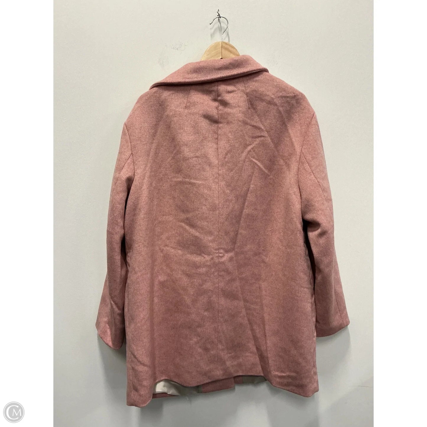 Coat Wool By Charter Club In Pink, Size: Xl