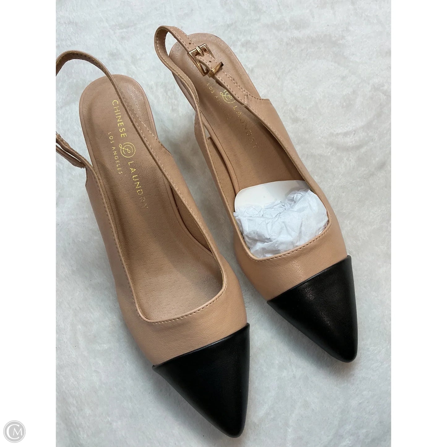 Shoes Heels Kitten By Chinese Laundry In Tan, Size: 9