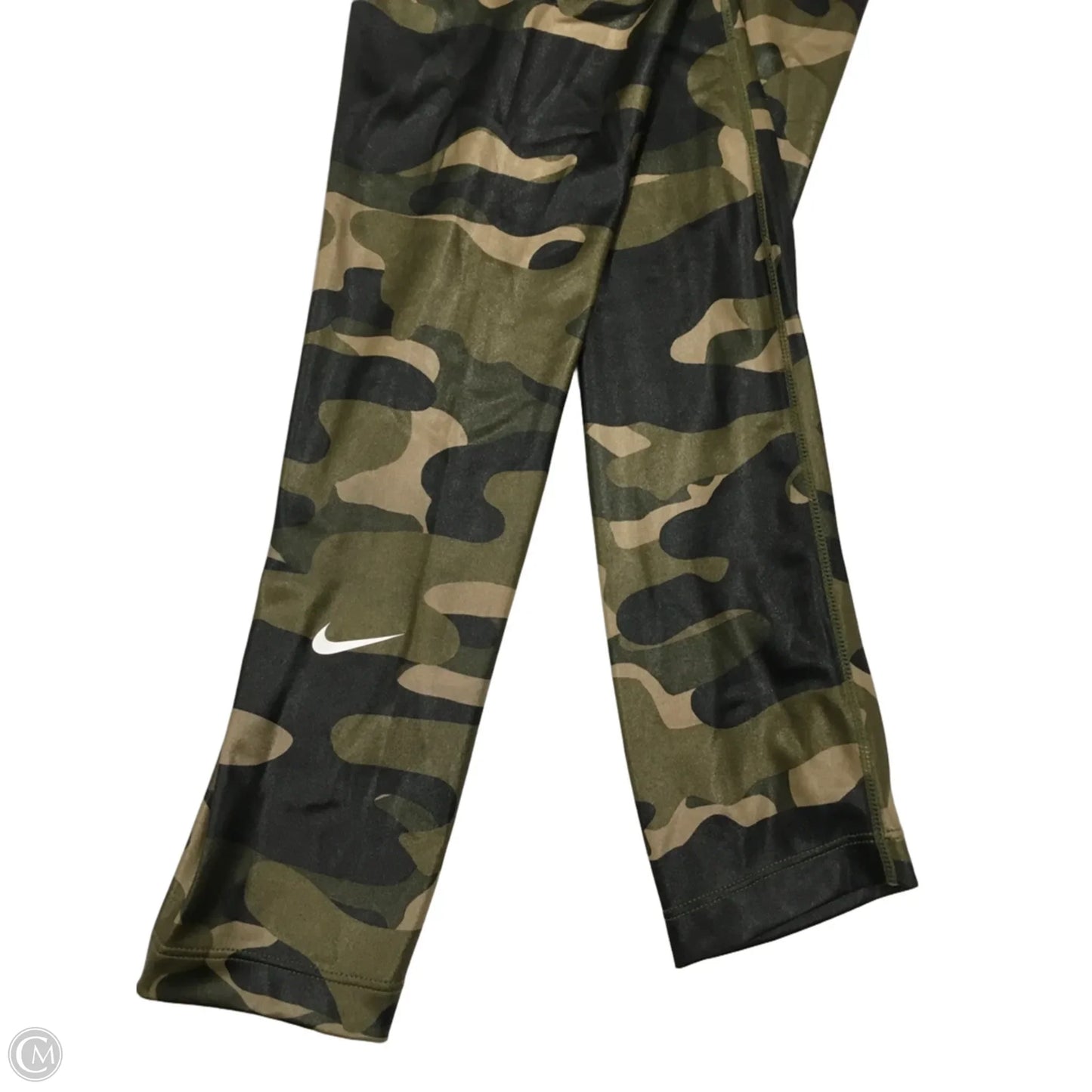Athletic Leggings By Nike In Camouflage Print, Size: M