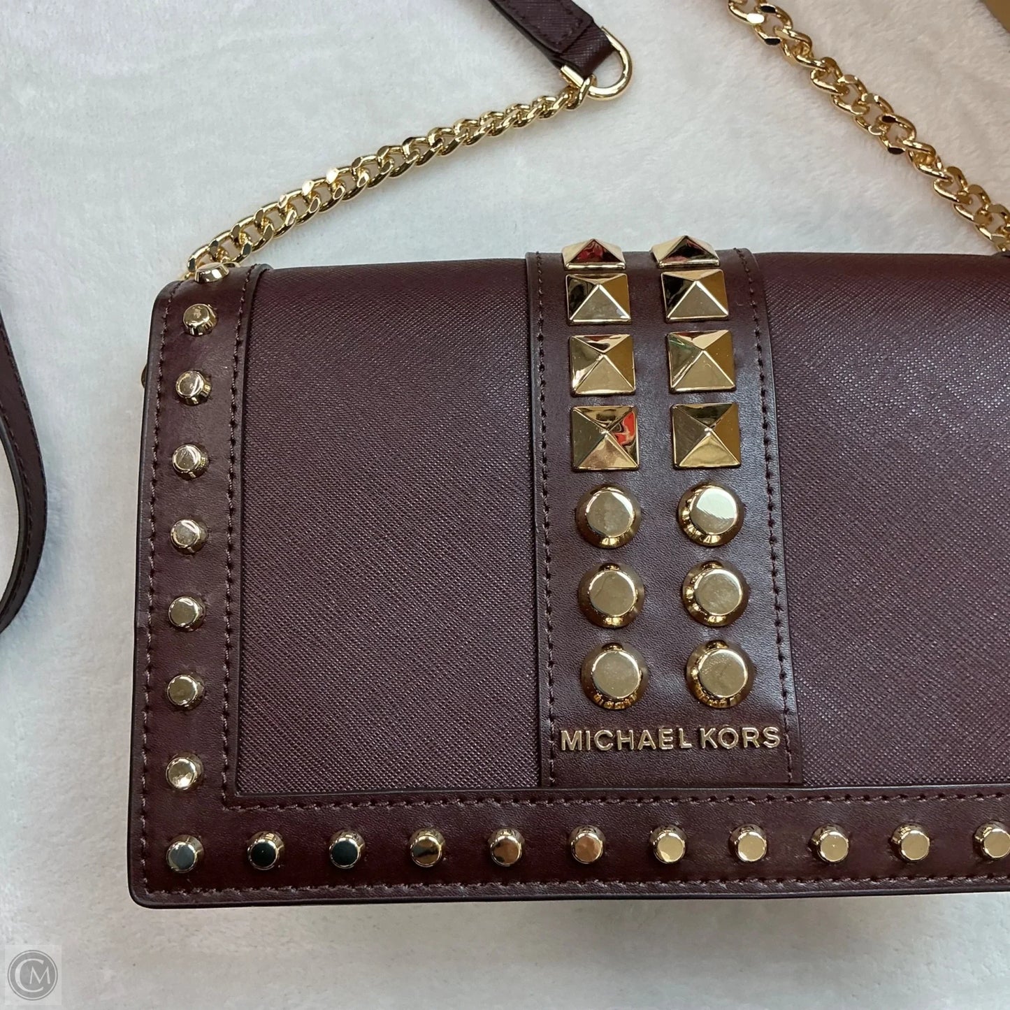 Crossbody Designer By Michael Kors, Size: Medium