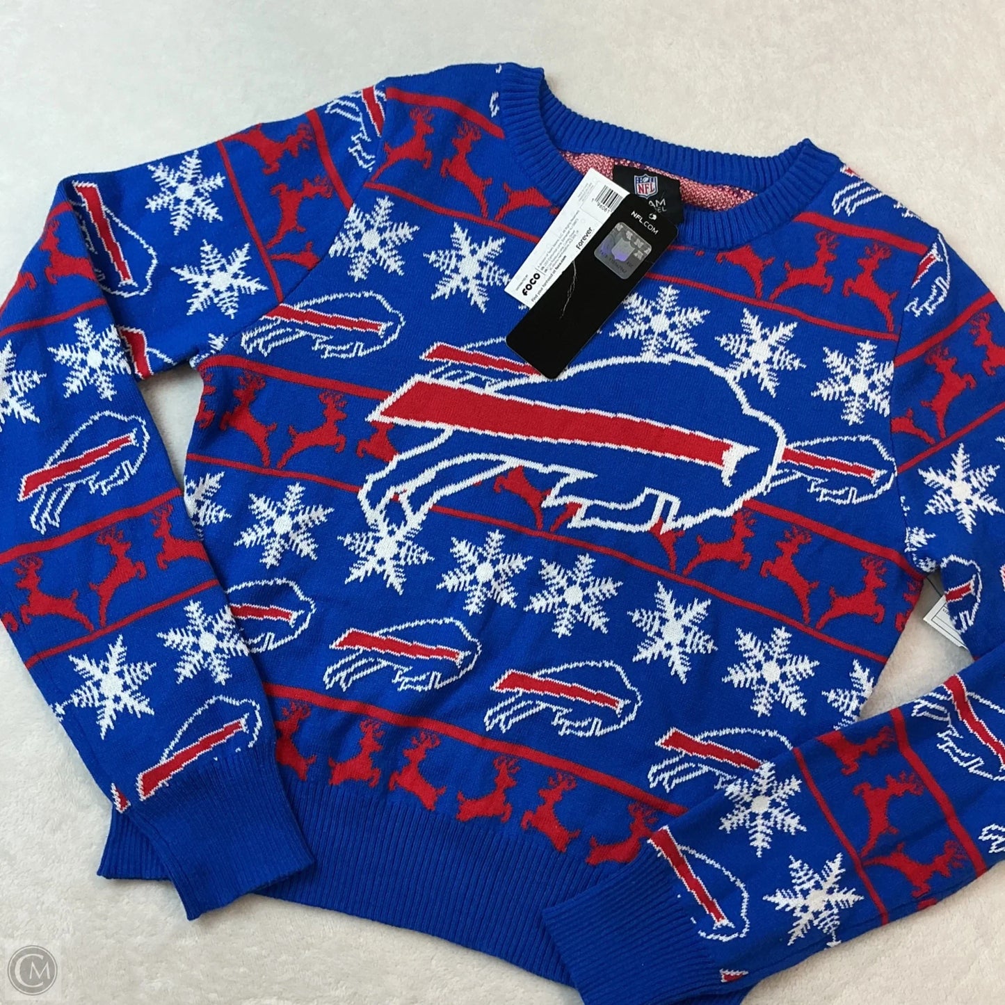 Sweatshirt Crewneck By Nfl In Blue, Size: S
