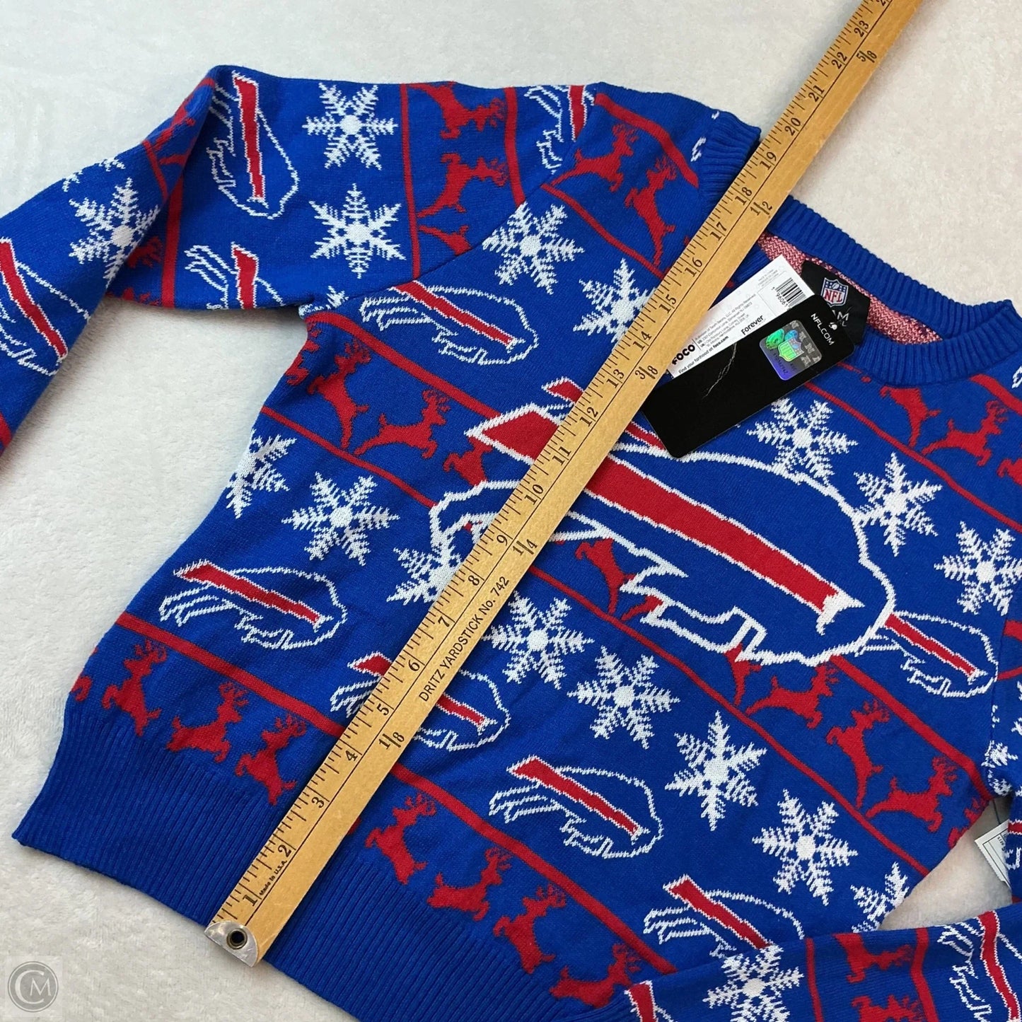 Sweatshirt Crewneck By Nfl In Blue, Size: S