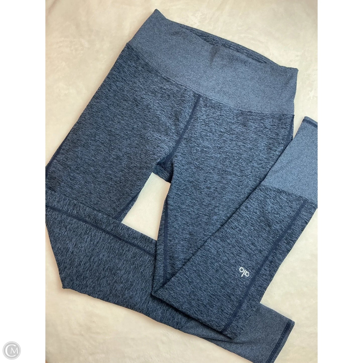 Athletic Leggings By Alo In Blue, Size: L