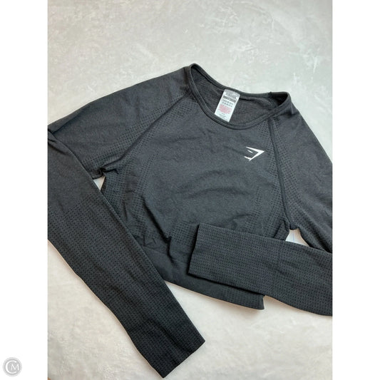 Top Long Sleeve By Gym Shark In Black, Size: M