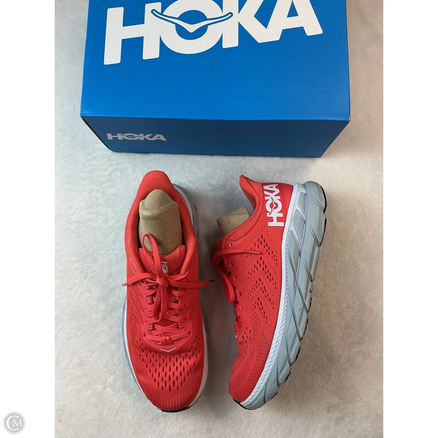 Shoes Athletic By Hoka In Orange, Size: 9