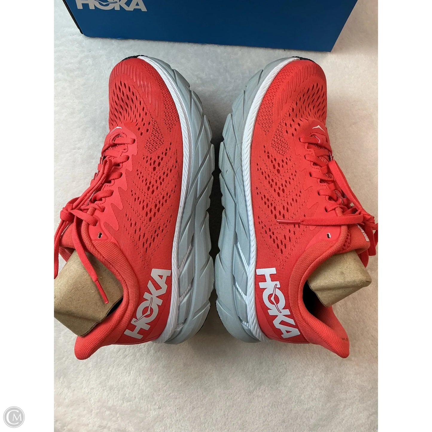 Shoes Athletic By Hoka In Orange, Size: 9