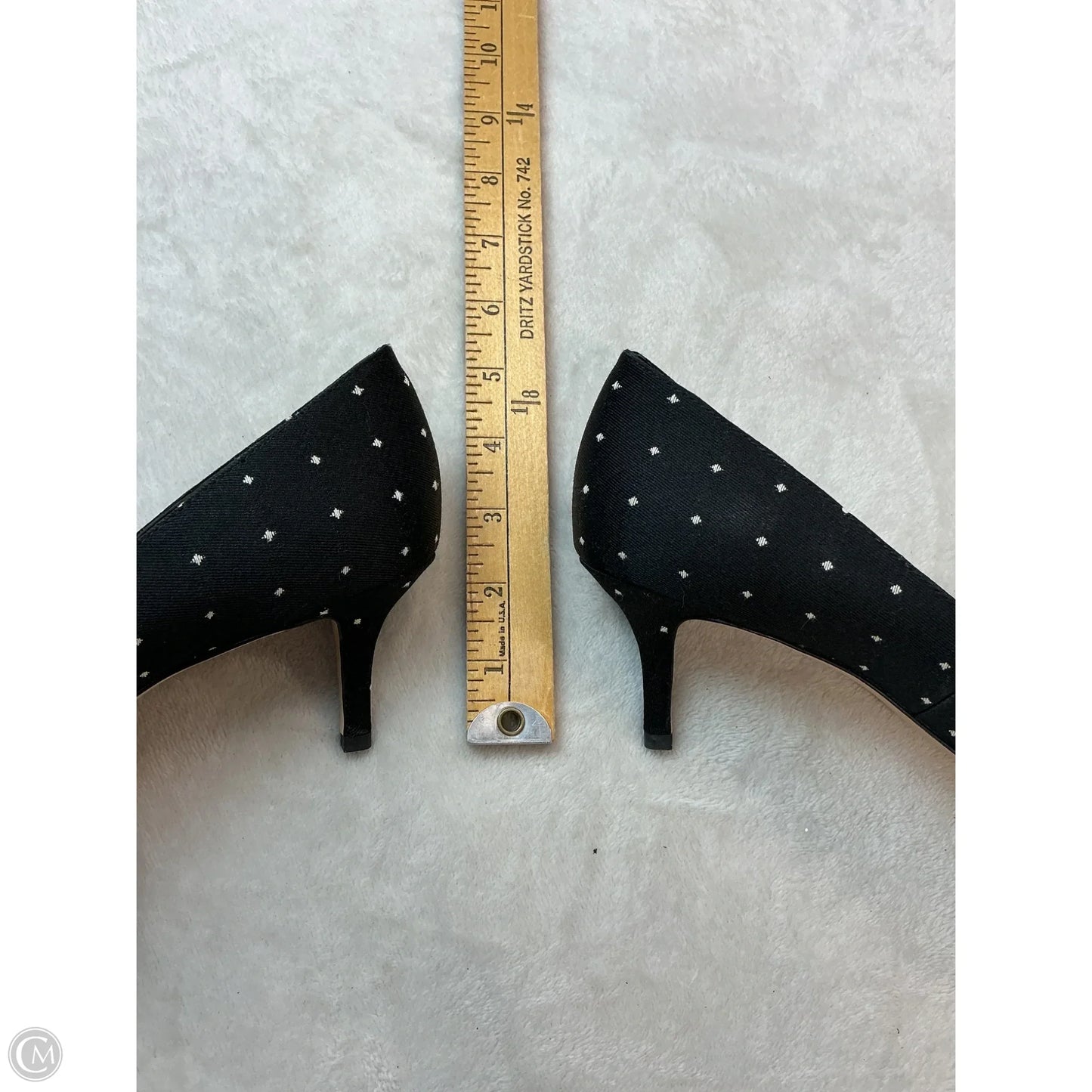 Shoes Heels Kitten By White House Black Market In Polkadot Pattern, Size: 8.5
