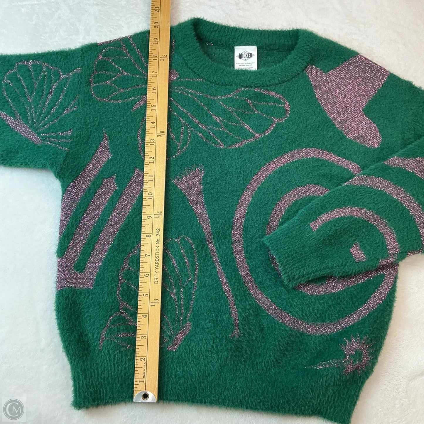 Sweater By Clothes Mentor In Green, Size: Xl
