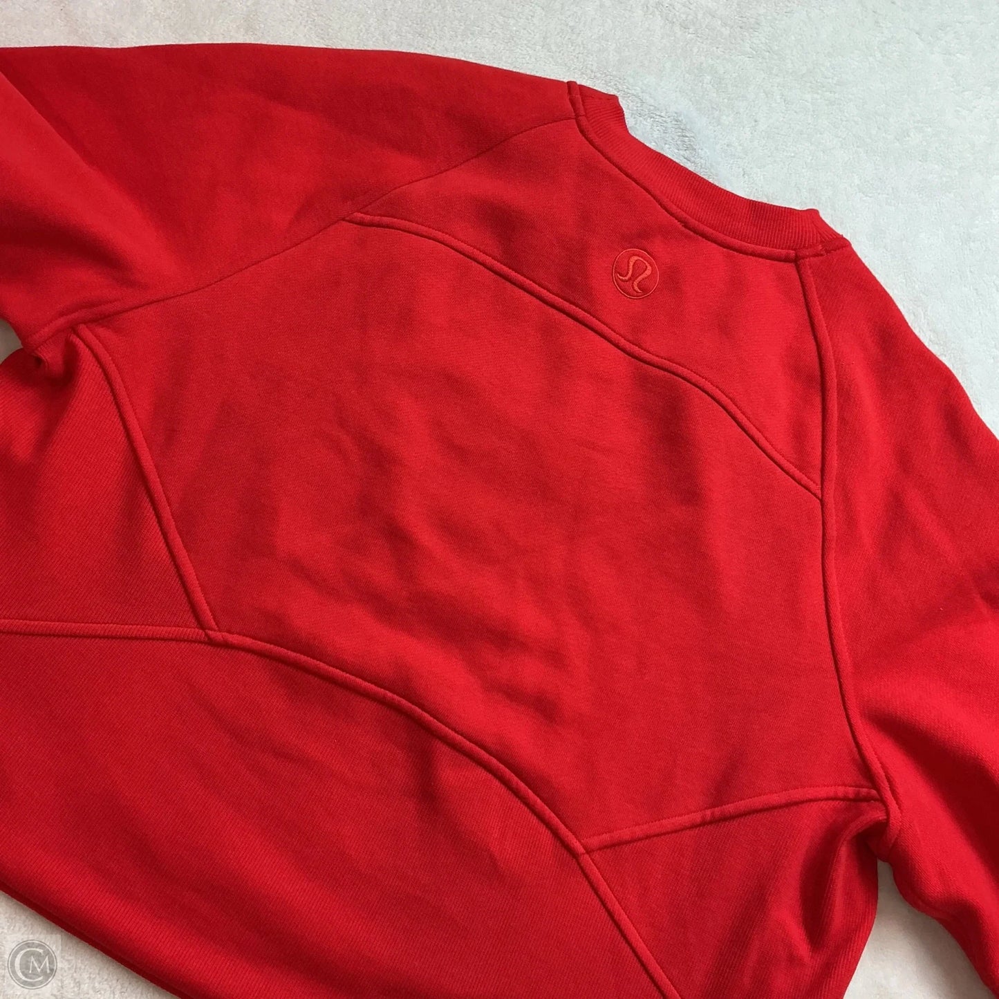 Athletic Sweatshirt Crewneck By Lululemon In Red, Size: M