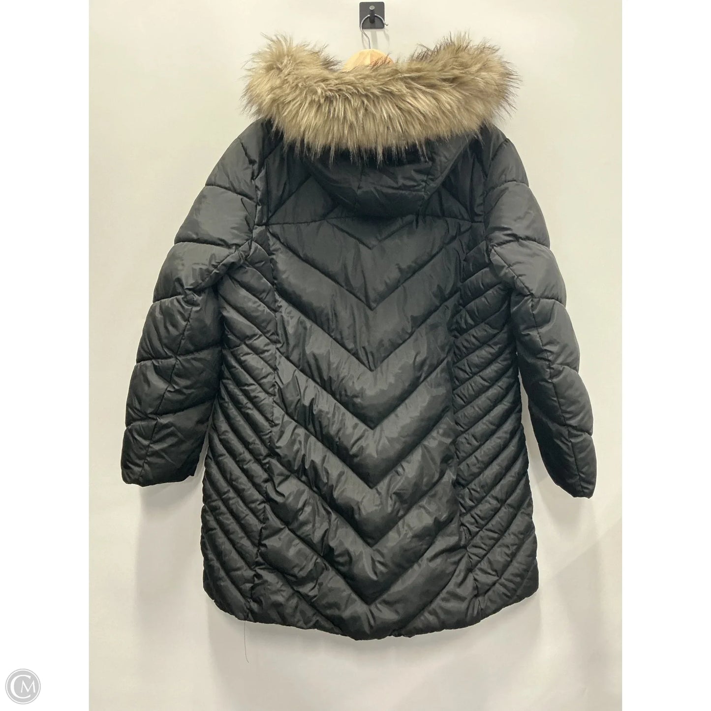 Coat Puffer & Quilted By London Fog In Black, Size: Xxl