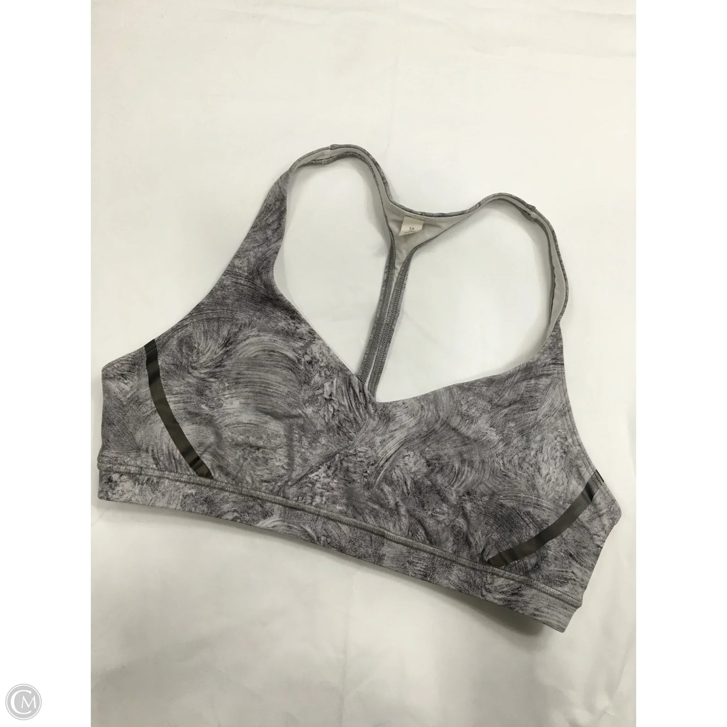 Athletic Bra By Lululemon In Grey, Size: 10