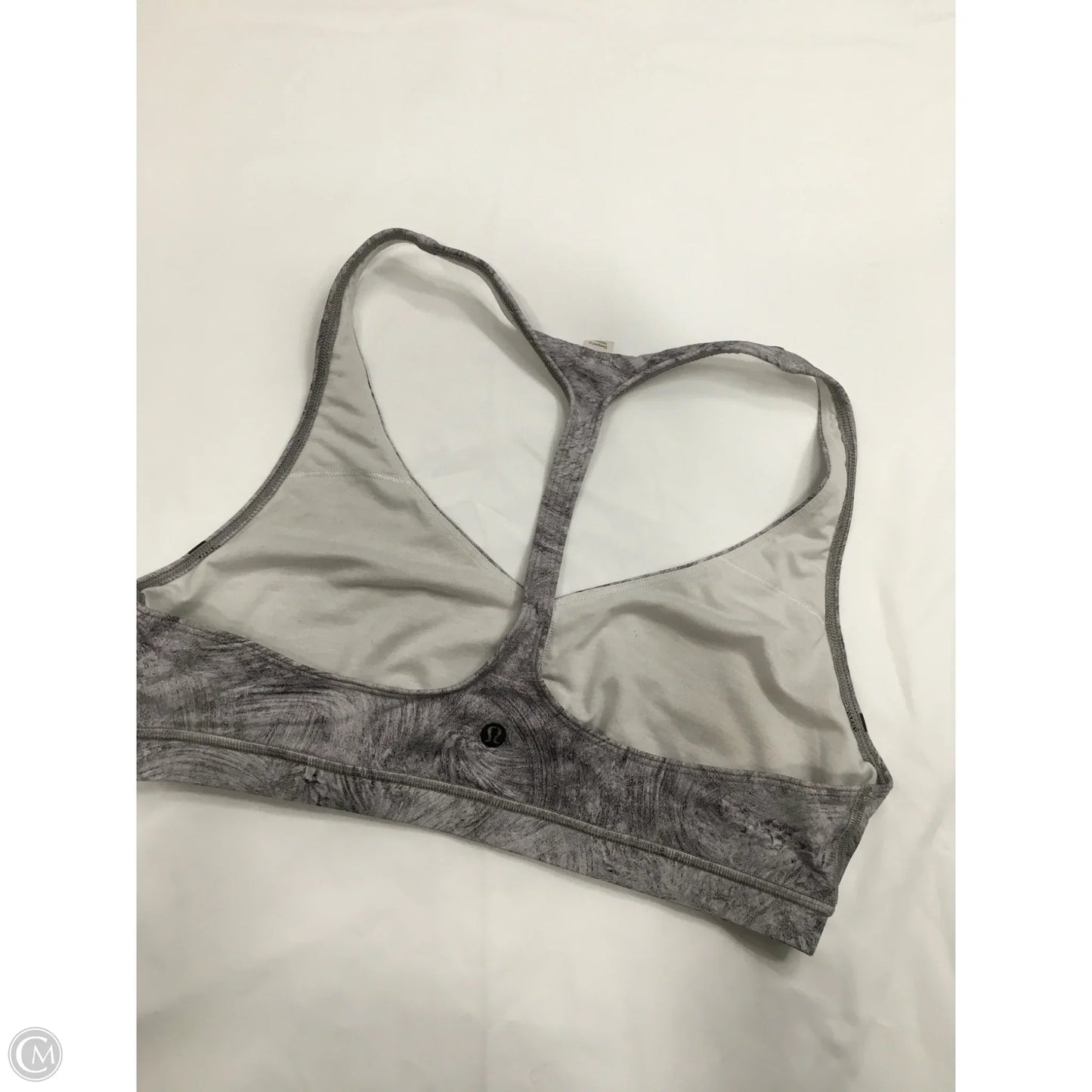 Athletic Bra By Lululemon In Grey, Size: 10