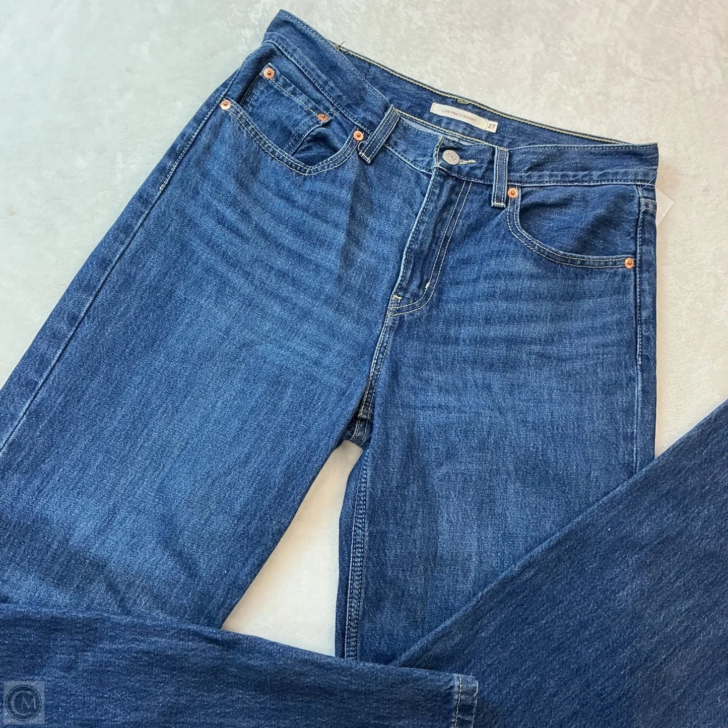 Jeans Straight By Levis In Blue, Size: 4