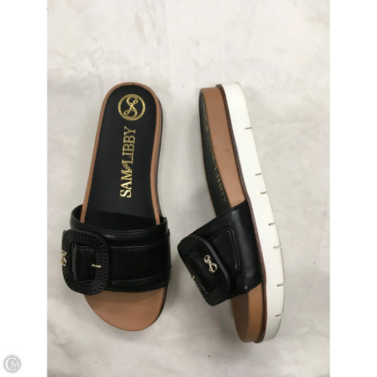 Sandals Flats By Sam And Libby In Black, Size: 10